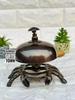 Antique Brass Desk Bell, Crab Bell For Reception Bell, Table Top Desk Bell,
