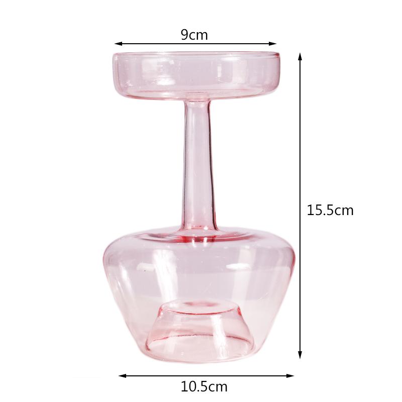 Ins Crystal Ball Bubble Glass Vase Flower Arrangement Hydroponics Ball Glass Art Flower Ware Home Decor Tabletop Glass Vase