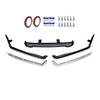 Compatible 2022 Honda Accord 10.5th Gen Aerodynamic Kit: Front Lip, Side Skirts, Rear Spoiler.