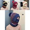 Knitted Winter Hat With Face Mask And Ear Cover For Women And Girls
