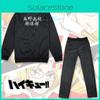 Traje de Cosplay Haikyuu Karasuno High School Unissex Agasalho com Caimento Solto Conforto