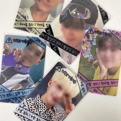 Fotokartenrahmen Warnung / Koreanischer süßer Kartenrahmen / 5 Designs · Fotorahmen · PET-Rahmenkarte