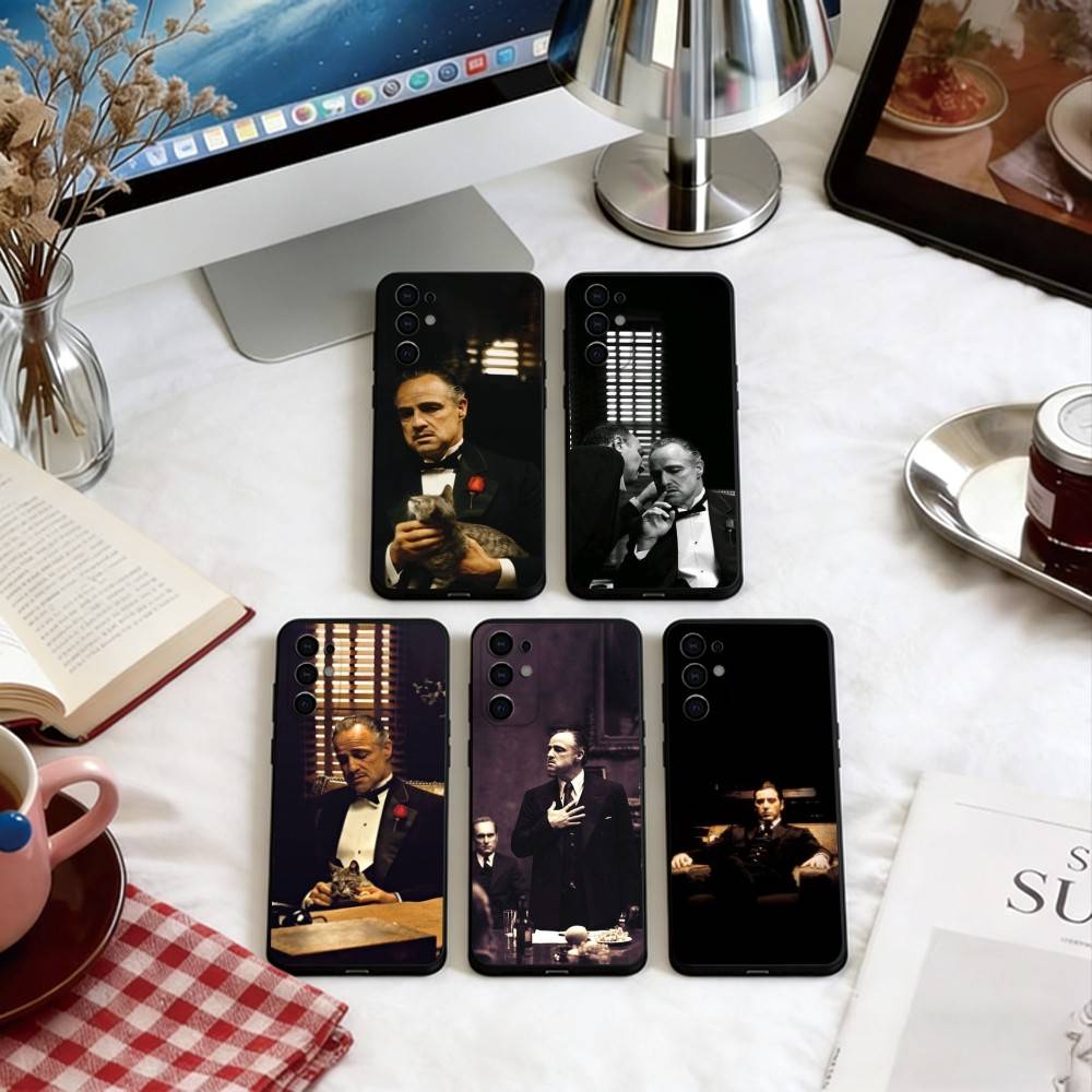 The Godfather Phone Case For Samsung S25,S24,S21,S22,S23,S30,Ultra,S20,Plus,Fe,Lite,Note,10,Black Cover