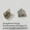 10 Corner Brackets + 60 Thickened Corner Brackets Stainless Steel Right-angle Fasteners, for Fixing Tables, Chairs, Wooden Beds, 90-degree Connection.