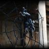 150/250cm Black White Halloween Spider Web Party Bar Layout Props Trick Toy Plush Spider Decoration Supplies Horror Prop