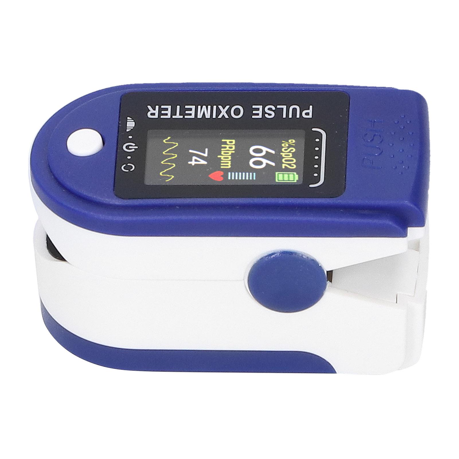 

Fingertip Pulse Oximeter LED Dispaly Blood Oxygen Saturation Heart Rate Monitor with Strap