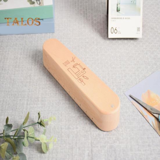 Clavija de sastre magnética de madera dura con escala, plancha de vapor profesional, prensado de costuras, planchado, herramientas para aplanar telas
