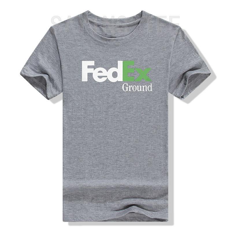 FedEx Unisex Mode Kurzarm Rundhals T-Shirt Grafik-Tees Lässig für Männer Frauen Lustige Blusen Baumwolle Arbeitskleidung Geschenke