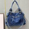 Damen Denim Umhängetasche Denim Tragetasche Verstellbarer Lg Schultergurt Crossbody Tasche Mode Geldbörse Handtaschen Schick 2026