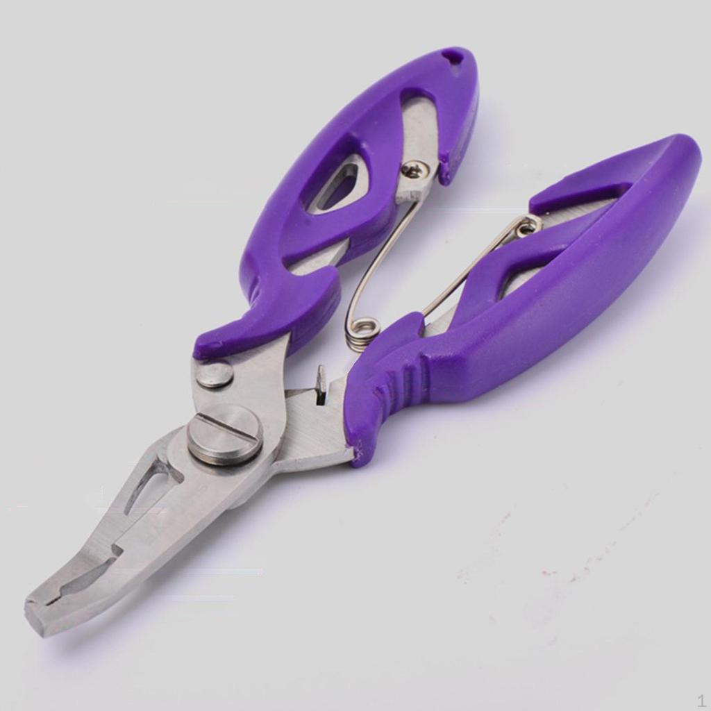 Fishing Pliers Gripper Comfortable Handle, Portable Lines Cutter, Gear Lightweight