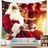 Santa Claus Christmas Decoration Background Christmas Series Tapestry Wall Hanging