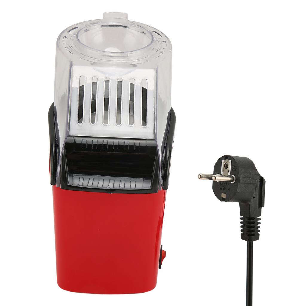 Popcorn Popper Electric Healthy Portable Red Popcorn Maker Machine for Home Parties Gatherings