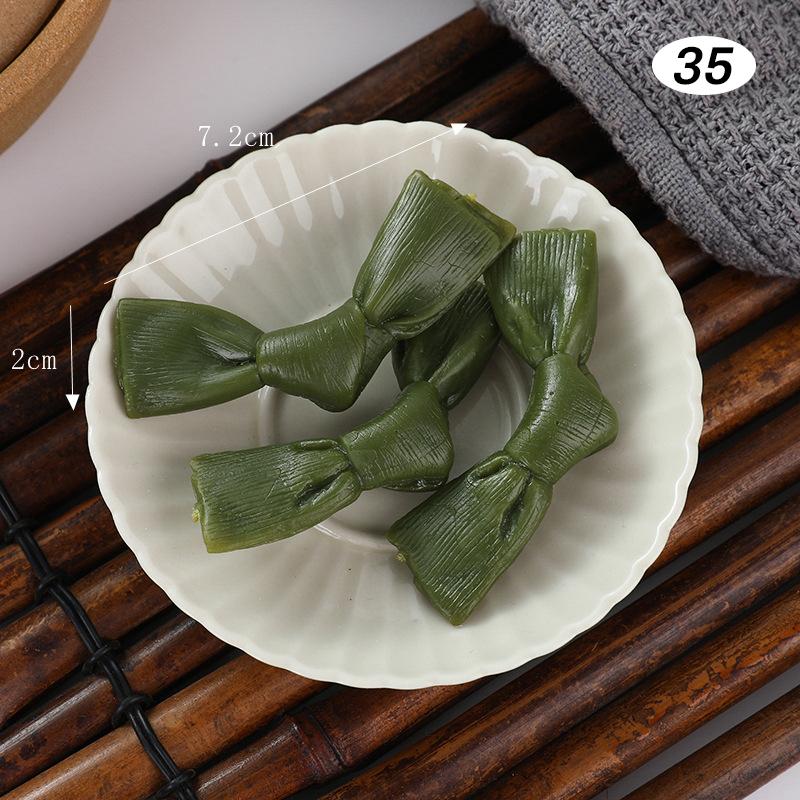 4 Pcs Simulated Hotpot Ingredient Model Mini Fake Vegetable Realistic Beef Roll Restaurant Store Barbecue Shop Display Decor