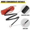 15M Synthetic Rope 7700LBS Winch Cable Nylon Replacement for   SUV Truck ATV UTV
