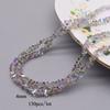 4mm 130pcs High Quality Triangle Crystal Glass Beads Shiny Color Loose Beads For Jewelry Making DIY Earring Necklace