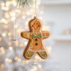 Creative Christmas Cookie Cake Old Man Ice Cream Cone Chef Old Man Donut Gingerbread Man Pendant for Christmas Tree Decoration