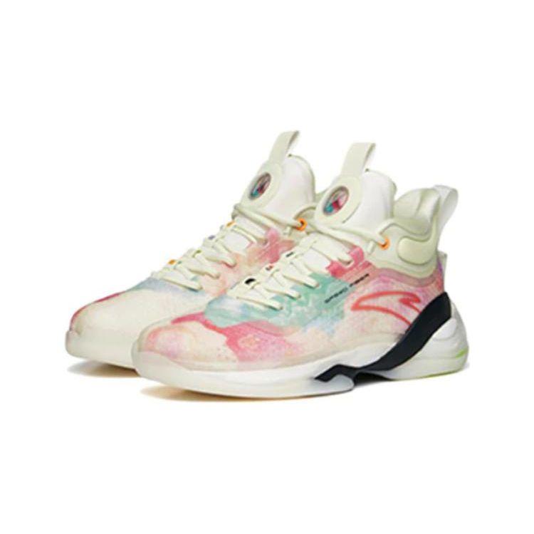 Anta KT7 Thompson 7 High-Top Basketball Shoes Kids Sneakers Ivory-White 312231130-4