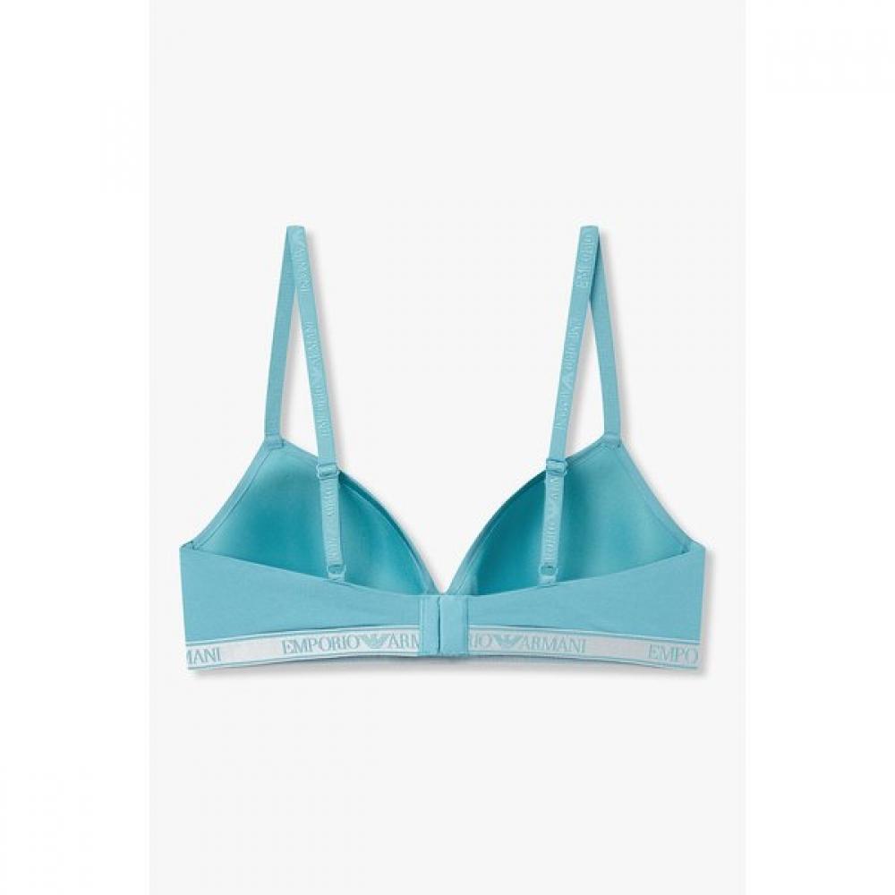 Emporio Armani Women S Padded Triangle Bra gloSSy Nylon Model 0826181511