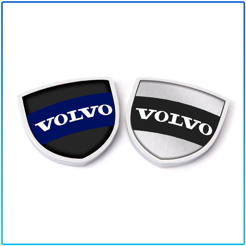 Car Metal Sticker Custom Shield Car Rear Trunk Shield Emblem Badge Sticker For Volvo XC60 XC90 S60 S80 S40 V40 V60 V70 V50 XC70