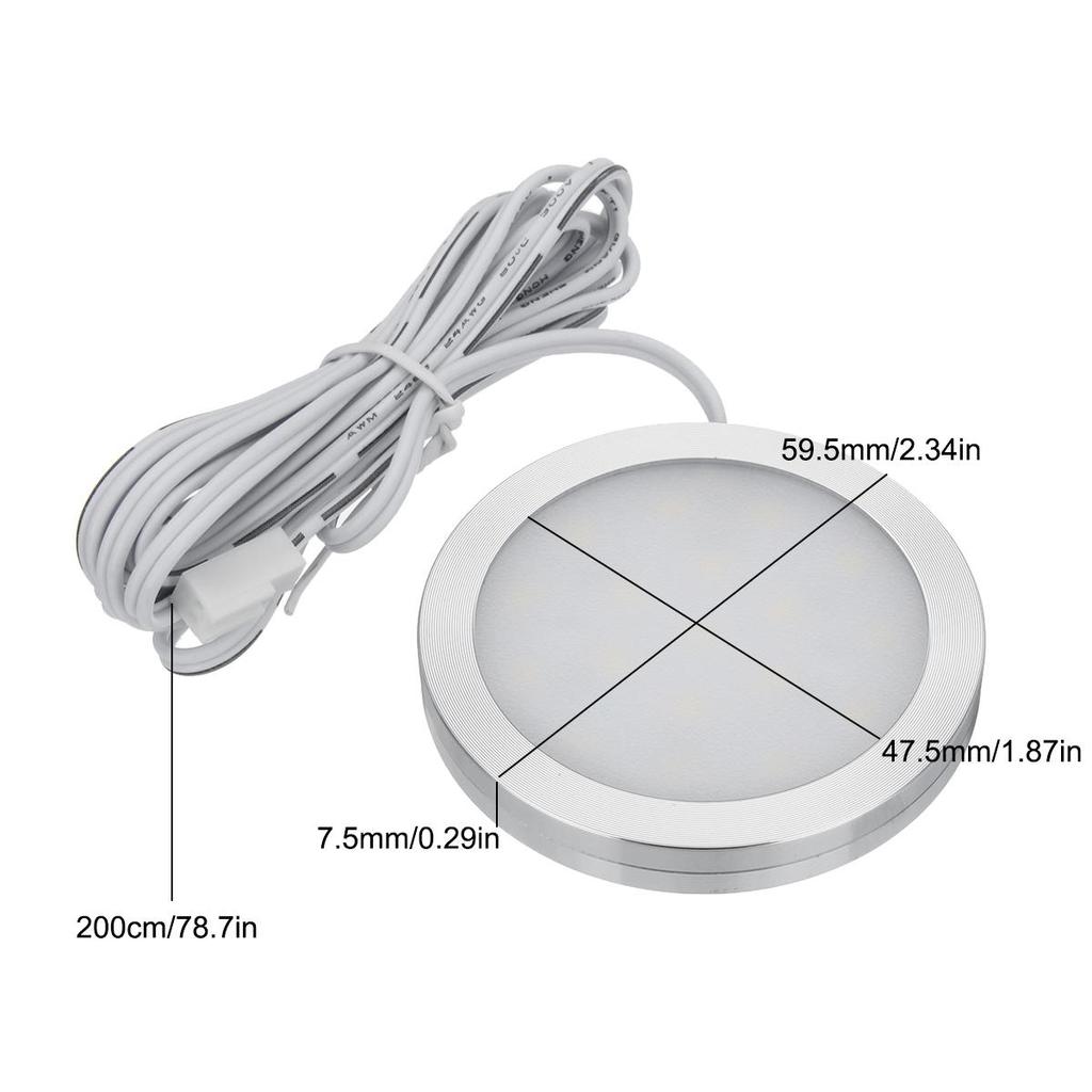 1Pcs 12V 2.5W 230LM LED Downlight Recessed Ceiling Light Spot Light For Home Caravan Camper Van Motorhome
