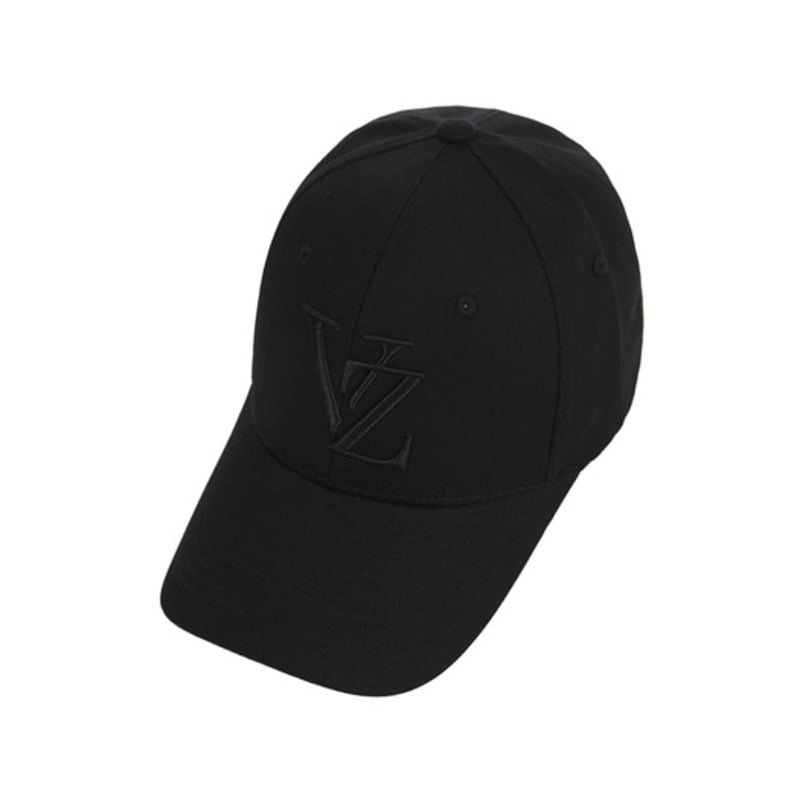 VARZAR Special Monogram Big Logo Overfit Buckle Cap All Black