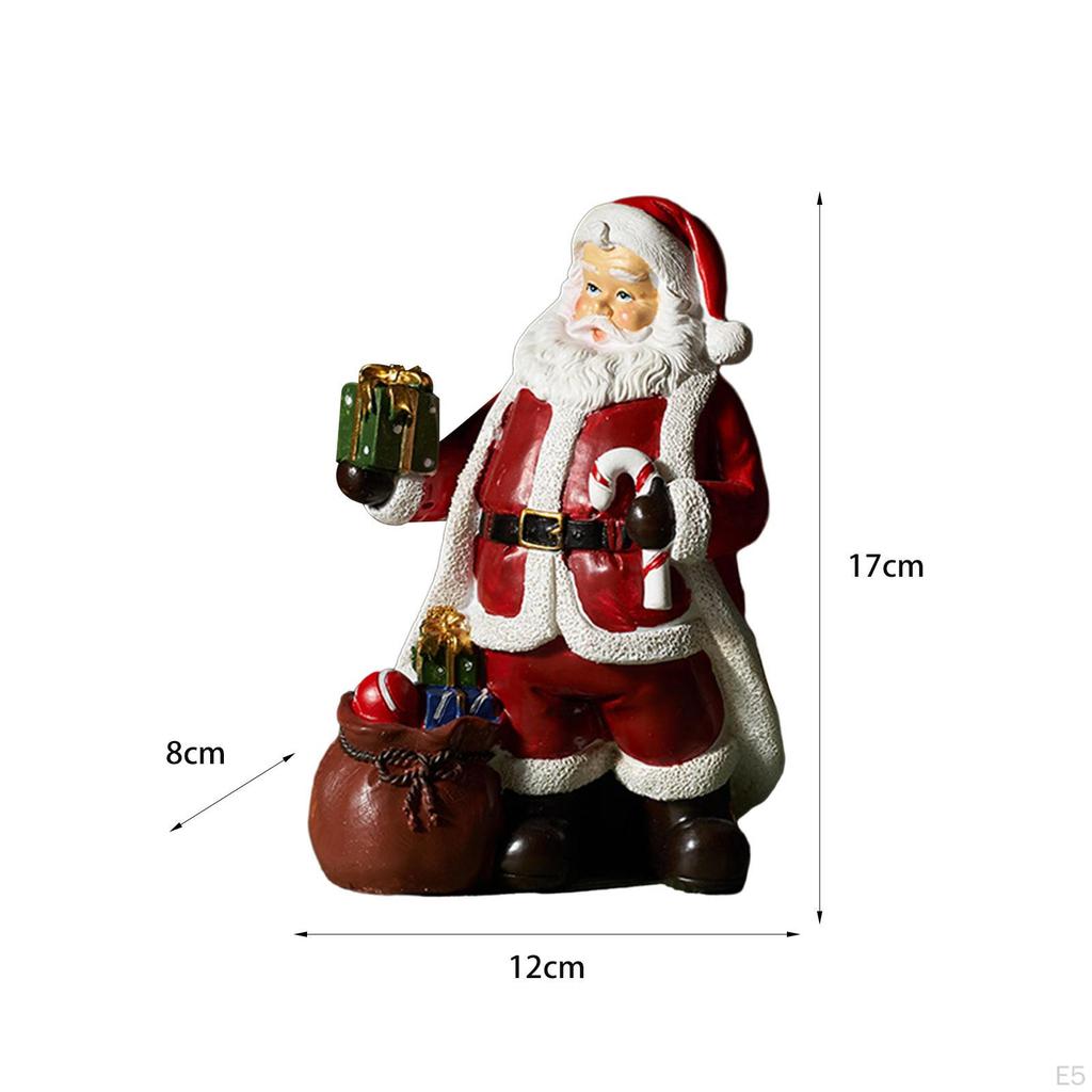 Festive Santa Claus Figurine for Home Decor