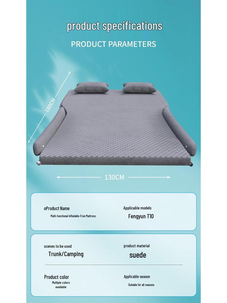 Chery Fengyun T10 Car Trunk Inflatable Mattress: Rear Seat Air Cushion Sleeping Pad.