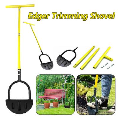Half Moon Edger Garden Grass Manual Trimming Shovel Lawn Mowing Weeding Tools Serrated Edger Lawn Tool Landscaping Edging Tools