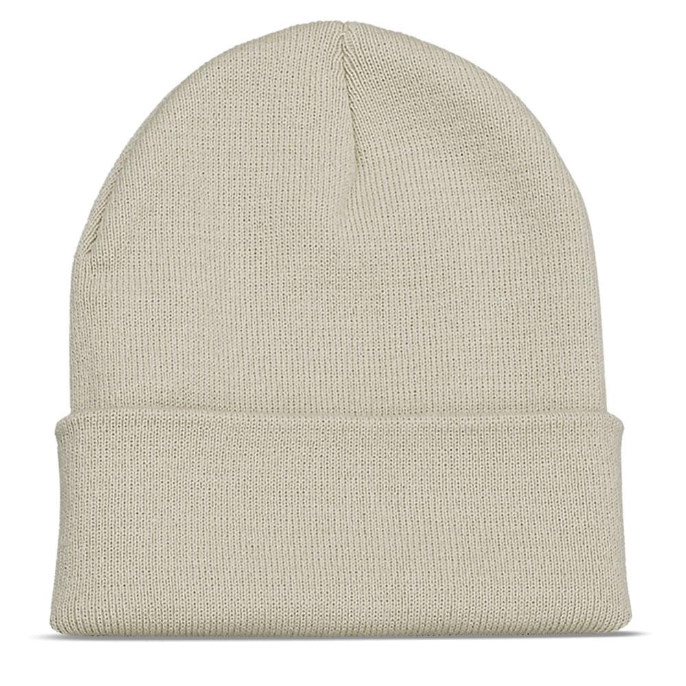 Personalized Custom Beanies Hats with Embroidery Text Logo for Men Women Warm Winter Knitted Cuff Beanie Cap Dropshipping