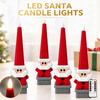 Flameless Candle with Remote Control, Theme for Christmas Holiday Home Tabletop Decor