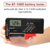 Testeur de piles numérique universel AIMOONSA - AA AAA C D 1,5V 9V, LCD portable