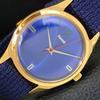 HAND-WINDING VINTAGE HMT PILOT INDIAN MENS BLUE COLOR DIAL WATCH A702079-5 R208-a702079