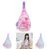 Kuromi Kids Cartoon Chest Bag With Polyester Material For Daily School Use
