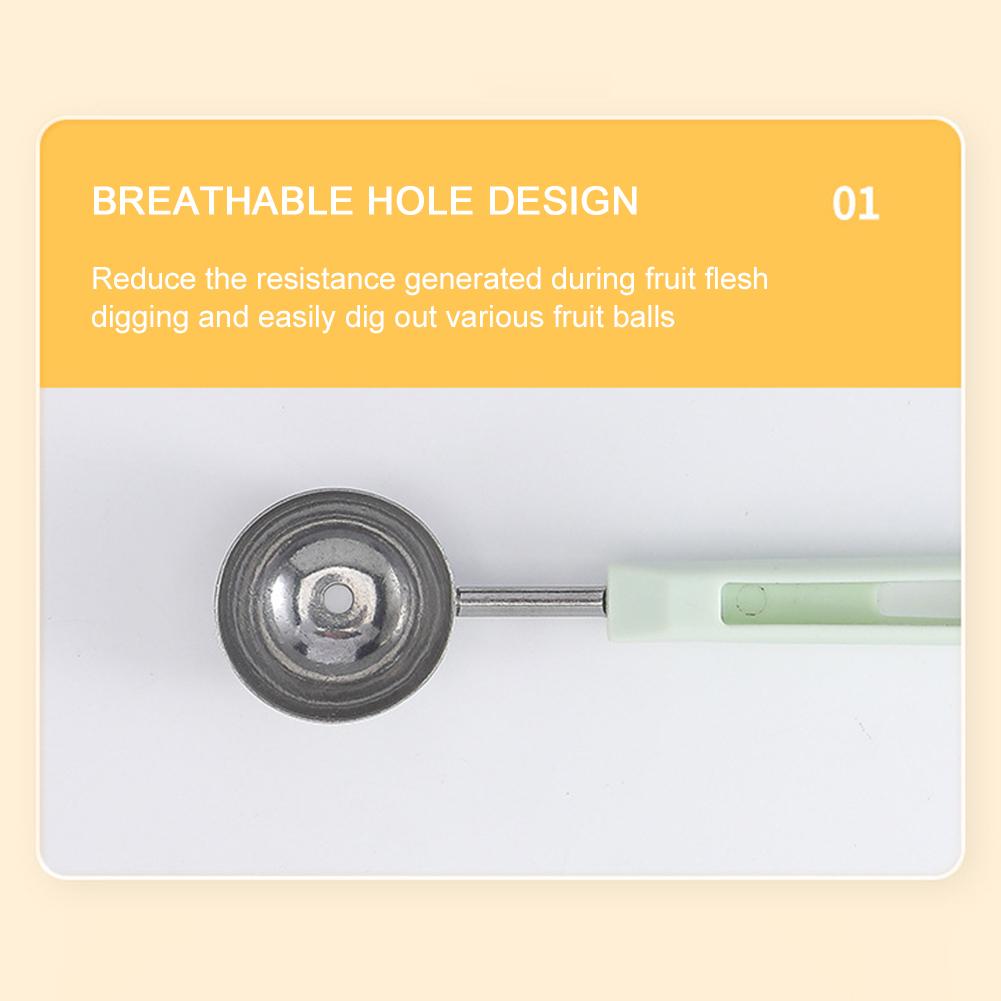 Instrument pentru scobit pepene verde Portabil Feliator de pepeni Instrument Pentru Camping Picnicuri