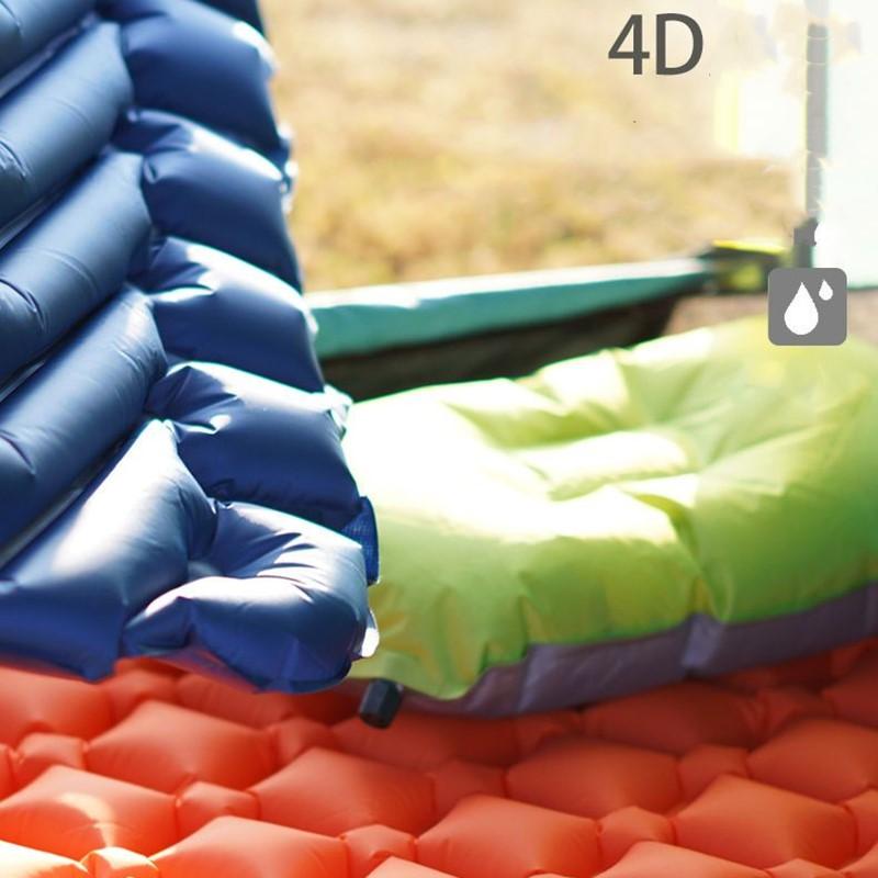 Camping Sleeping Pad Υπερελαφρύ Φουσκωτό Στρώμα Φορητό Μαξιλάρι Αέρα Εξωτερικού Χώρου ύπνου για Ταξιδιωτική Πεζοπορία