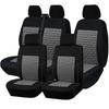 2+1 Universal 4mm Sponge Seat Covers Fit For Most Van Truck For Mk6 Transit For Transit For Fiat Ducato For Citroen Relay