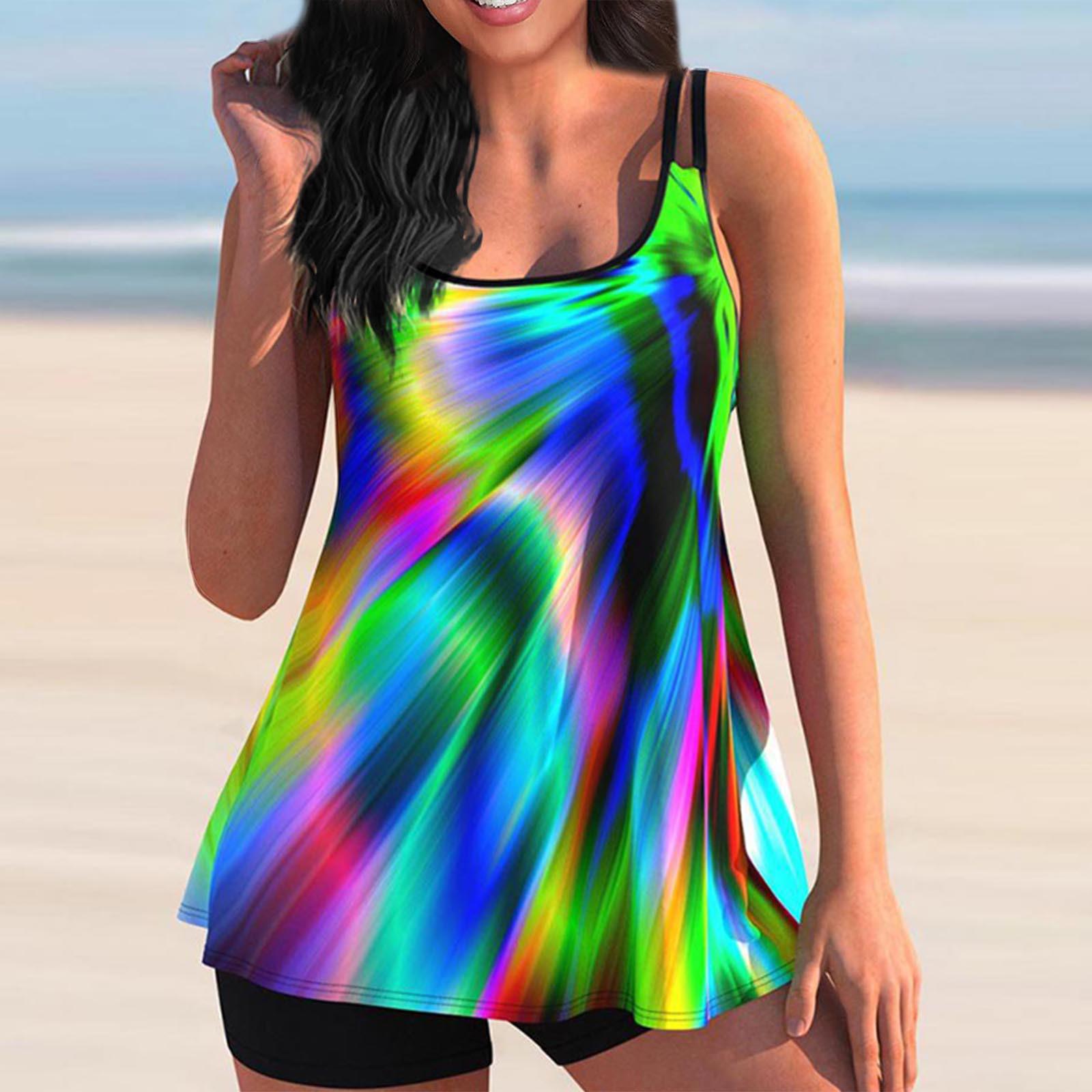 

Women s Fashion Split Conservative Bikini With Bra Pads And No Steel Bra Swimming Costume XXXXL