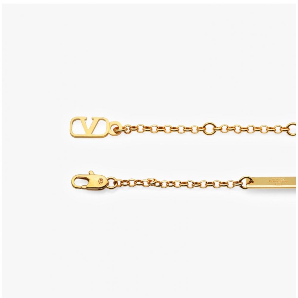 Valentino 5y2J0n96 Met Cs4  J0n96 Met Cs4  Garavani Vlogo Necklace