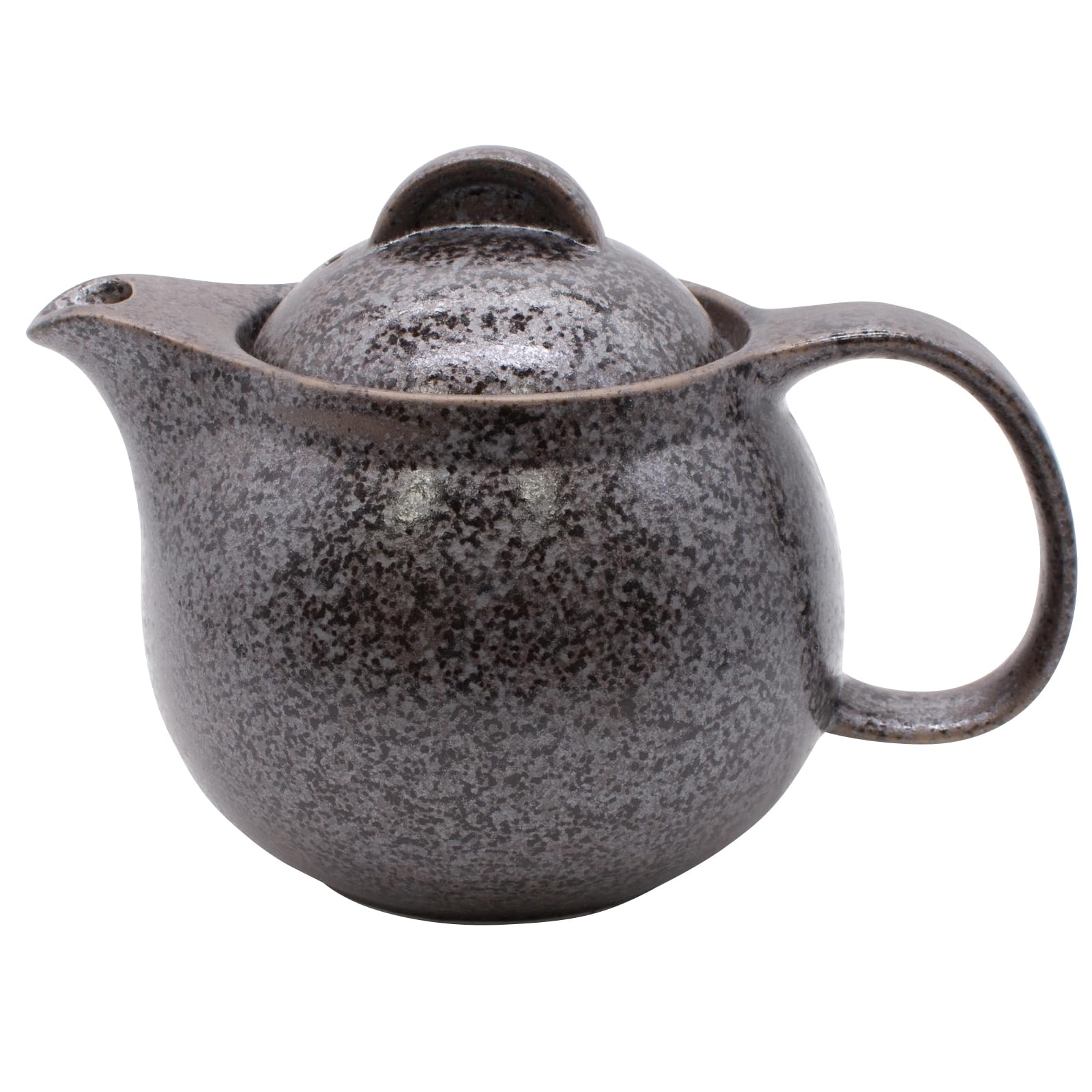 

Mino Ware Black Yuteki Large Capacity Teapot Teapot, Medium, Approx. 450ml Capacity, Black, Made in Japan, Product Number 463-0001