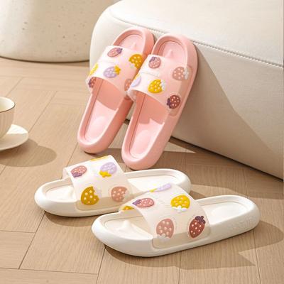 Summer Kawaii Sandals Junior Flat Cute Shoes for Women 2025 Bathroom Slides Woman Slippers Korea Style I Sale Unique B Pvc Trend