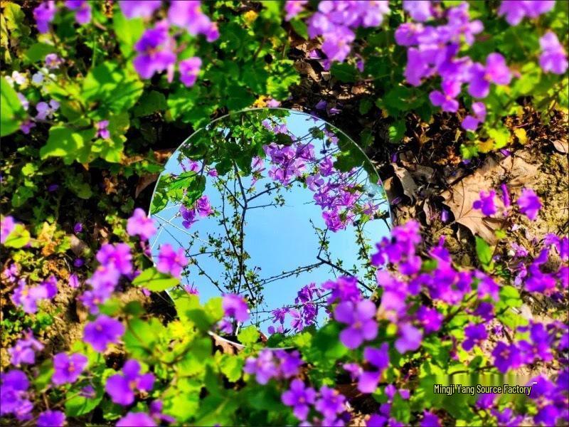 Self-Adhesive Frameless HD Mirror Sticker for Bathroom & Makeup