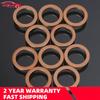50pcs M10 10mm Motorcycle Braided Clutch Brake Hose Banjo Seal Copper Crush Washer Boat Red Brass Copper Crush Sealing Washer