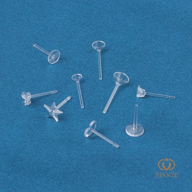 Bijuterii invizibile pentru urechi DIY: Cercei, știfturi, cleme și șuruburi transparente - Accesorii de conversie fără durere