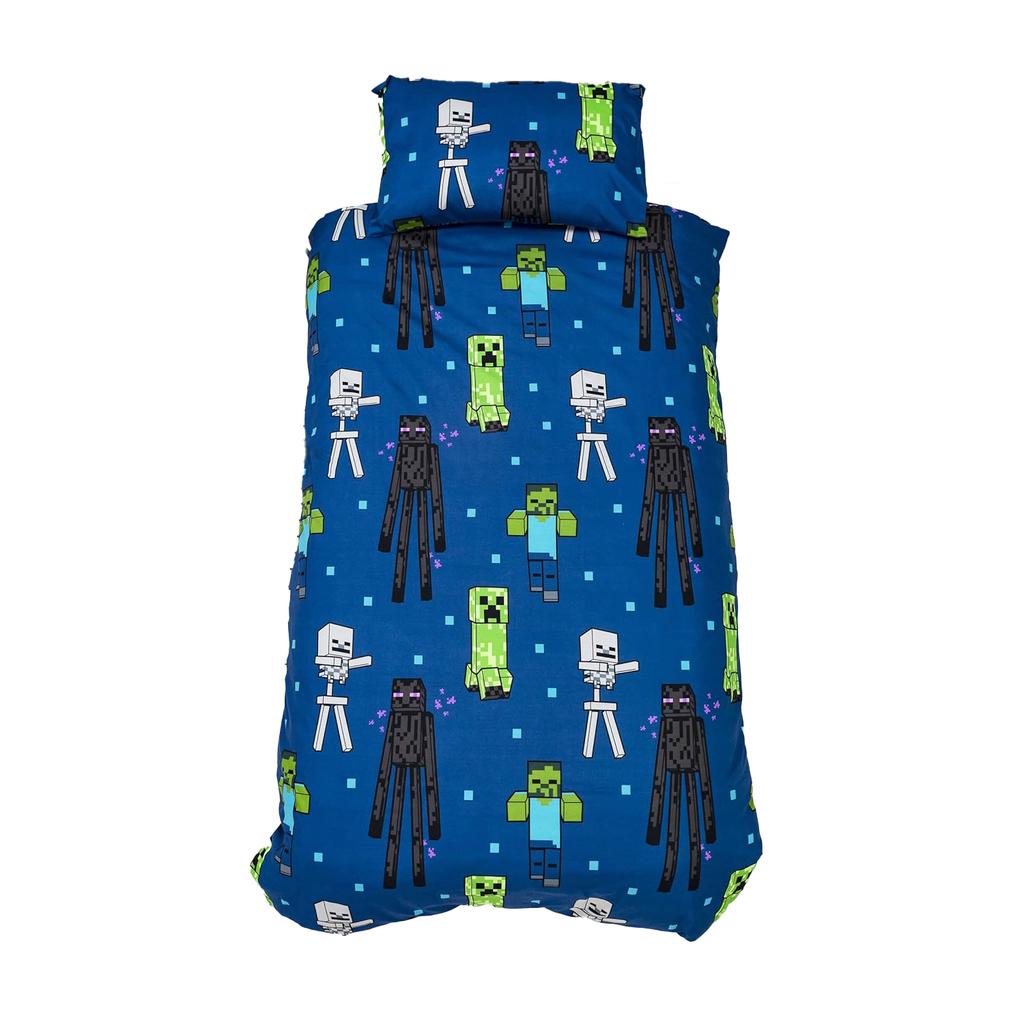 Minecraft Reversible Creeper Duvet Set