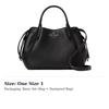 Kate Spade Leather Shoulder Bag, Crossbody Bag, Handbag Small Women's Black K8135-001