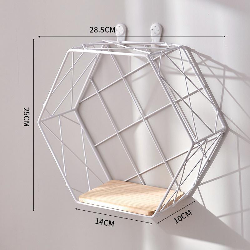 Living Room Wall Mounted Shelf Creative Home Wall Mounted Shelf Bedroom Decoration Wall Mounted Decoration Storage Rack