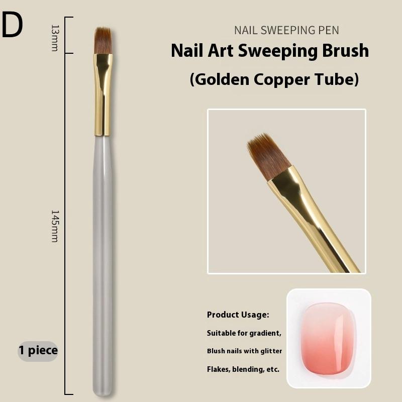 

1/5/6 Pcs Nail Art Brush Checker Nail Drawing Painting Line Brush Nail Art Tool Acrylic Painting Brushes Diy Design Manicure Tool D