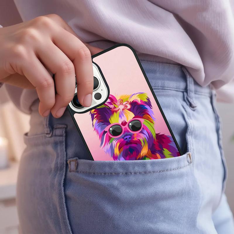 Yorkie Yorkshire Terrier Phone Case For iPhone 17 Air 15 16e 14 13 Pro Max Coque 12 11 Pro Max PLUS cover