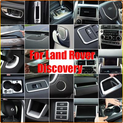 JEAZEA Für Land Rover Discovery Sport 2015 2016- ABS Silber Auto Innendekoration Rahmenabdeckung Aufkleber