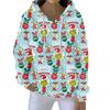 Christmas Hoodies For Women Funny Cute Printed Holiday Sweatshirt Winter Oversized Pullover Tops